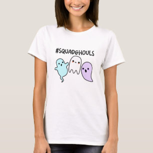 Squad Ghouls Lustiger Halloween-Geist-Wortwitz T-Shirt