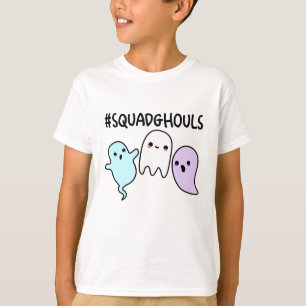 Squad Ghouls Lustiger Halloween-Geist-Wortwitz T-Shirt
