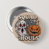Squad Ghouls - Spooky Halloween Button (Vorne & Hinten)