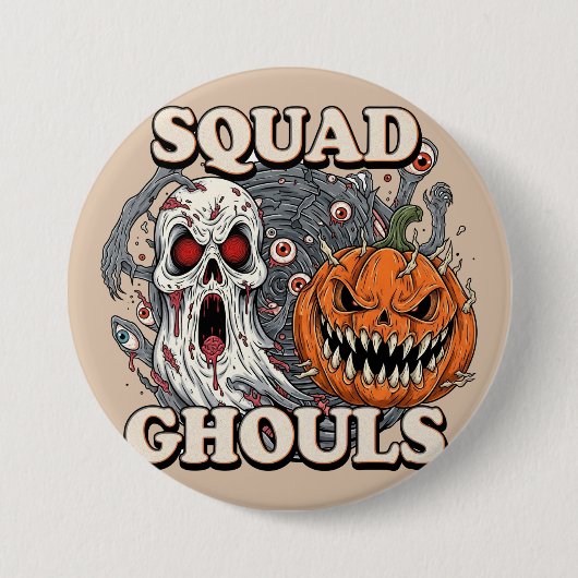 Squad Ghouls - Spooky Halloween Button (Vorderseite)