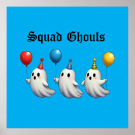 Squad Ghouls T-Shirt Poster