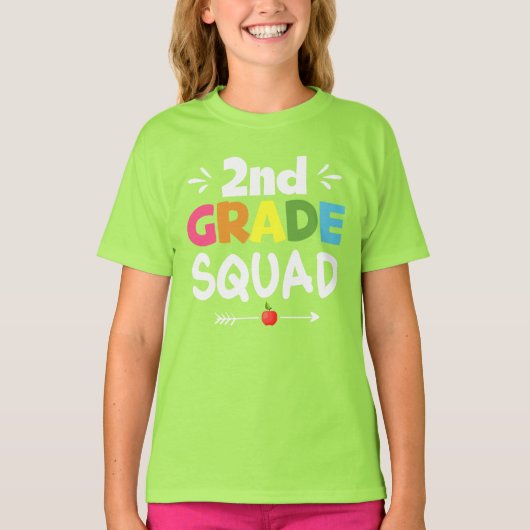 Squad Girl-T - Shirt der zweiten Klasse (Vorderseite)