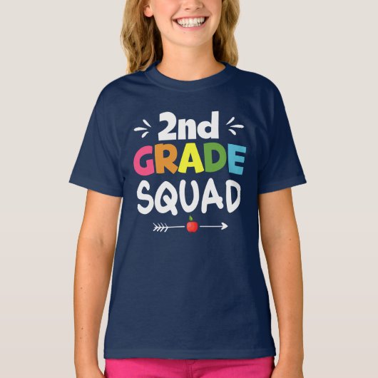 Squad Girl-T - Shirt der zweiten Klasse (Vorderseite)