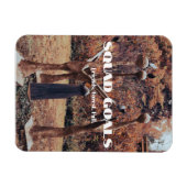 Squad Goals Flexible Foto Magnet für Besties (Horizontal)