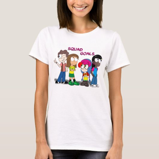 Squad Goals-Shirt (Damen) T-Shirt (Vorderseite)