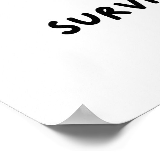 Squad Goals: Snacks, Scream, Survive... Poster (Ecke)