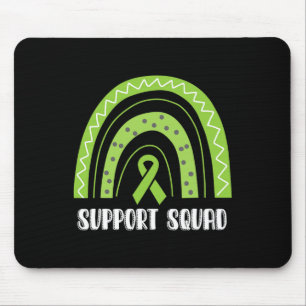 Squad Green Rainbow Kidney Disease Awareness Mousepad