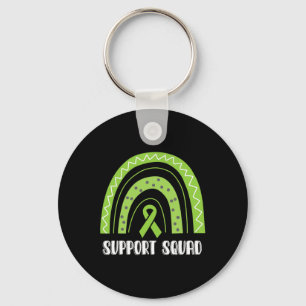 Squad Green Rainbow Kidney Disease Awareness Schlüsselanhänger