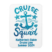 Squad Group Friends Custom Cabin Door Magnet (Vertikal)