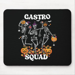 Squad Halloween Skeleton Dancing Endoscopy Nurse G Mousepad
