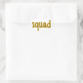 Squad Herz-Aufkleber (Tasche)