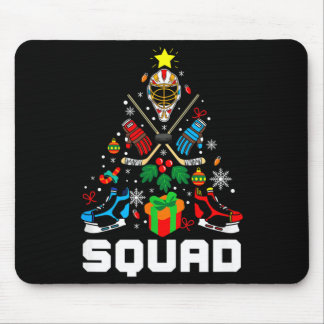 Squad Hockey Weihnachtsbaum Ornamente lustig Mousepad