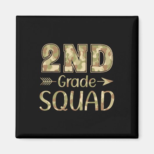 Squad-Lehrer/-amp; Camouflage der Schüler Magnet (Vorne)