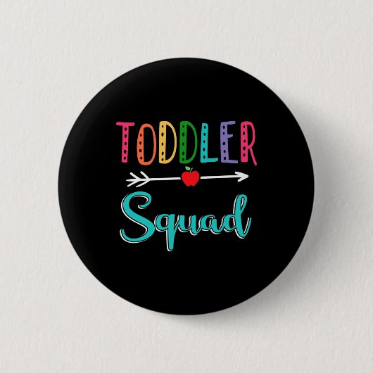 Squad-Lehrer zurück in die Schule Button (Vorderseite)