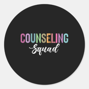 Squad Mental Health Awareness Runder Aufkleber