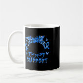Squad Messy Bun Ataxia Bewusstsein Geschenke Kaffeetasse (Links)