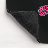 Squad Messy Bun Pink Krieger Brustkrebs Awarene Mousepad (Ecke)