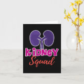 Squad Nephrologie Nurse Dialyse Techniker 1 Karte (Gelbe Blume)