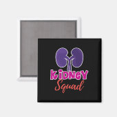 Squad Nephrologie Nurse Dialyse Techniker 1 Magnet (Vorderseite/Rückseite)