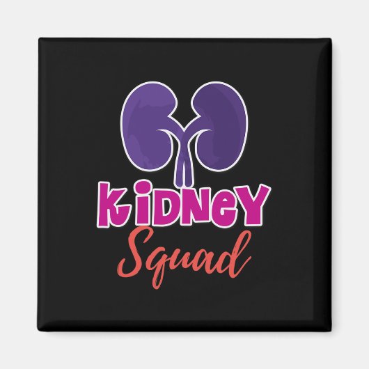 Squad Nephrologie Nurse Dialyse Techniker 1 Magnet (Vorne)