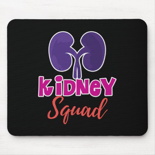 Squad Nephrologie Nurse Dialyse Techniker 1 Mousepad (Vorne)