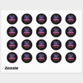 Squad Nephrologie Nurse Dialyse Techniker 1 Runder Aufkleber (Blatt)
