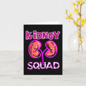 Squad Nephrologie Nurse Dialysis Technician Karte (Gelbe Blume)