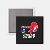 Squad Nephrologie Nurse Dialysis Techniker 2 Magnet (Vorderseite/Rückseite)
