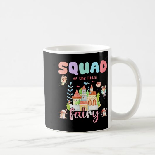 Squad Of The Little Fairy 1st Birthday Girl Fairyt Kaffeetasse (Rechts)