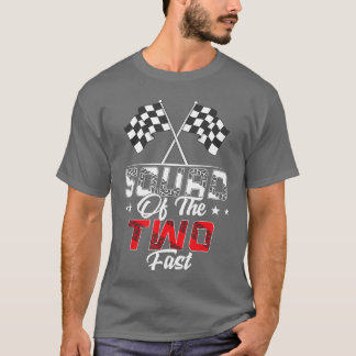 Squad Of The Two Fast Second Birthday Racing Famil T-Shirt
