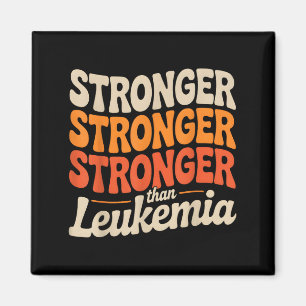 Squad Orange Ribbon Leukemia Blood Cancer Magnet