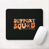 Squad Orange Ribbon Leukemia Blood Cancer Mousepad (Mit Mouse)