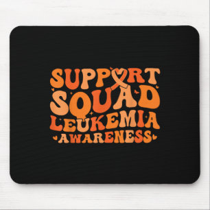 Squad Orange Ribbon Leukemia Blood Cancer Mousepad