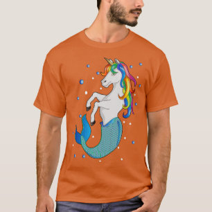 Squad Rainbow Mermaid Unicorn Gift Cute Mermicorn T-Shirt