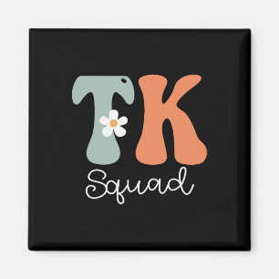 Squad Retro Groovy Vintag Happy Erster Tag von Sch Magnet