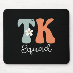 Squad Retro Groovy Vintag Happy Erster Tag von Sch Mousepad