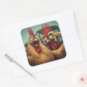 “Squad & Rod” Cheesy Chickens Sticker (Umschlag)