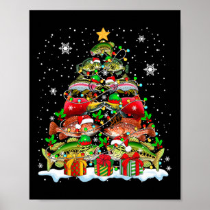 Squad Santa Salmon B Grouper Fisches Collection Xm Poster