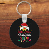 Squad Services Match Hat Santa Social Meme Schlüsselanhänger (Vorderseite)