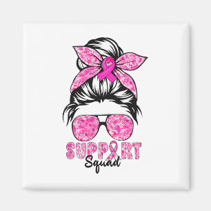 Squad Team Breast Cancer Awareness Warrior Magnet