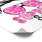 Squad Team Breast Cancer Awareness Warrior Poster (Ecke)