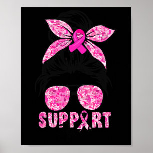 Squad-Team-Brustkrebs-Bewusstseins-Krieger-Unorden Poster