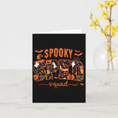 Squad Team Special Bildung Teacher Halloween Karte (Gelbe Blume)
