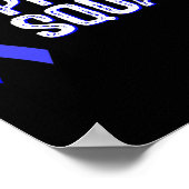 Squad Warrior Alopecia Areata Bewusstsein Poster (Ecke)