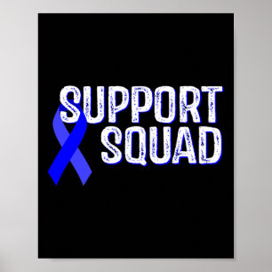 Squad Warrior Alopecia Areata Bewusstsein Poster