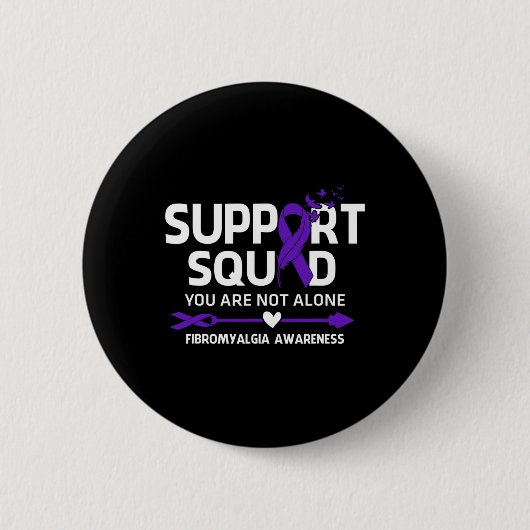 Squad Warrior Fibromyalgie Sensibilisierungskraft Button (Vorderseite)