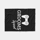 Squad Wedding Bachelor Party Wedding Party Fun Fleecedecke (Vorderseite (Horizontal))