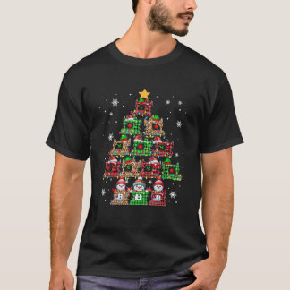 Squad Weihnachtsmann Elf Nähmaschinen Schneemänner T-Shirt