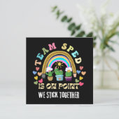 Squad wir Forever Sticky für Lehrer (Stehend Vorderseite)