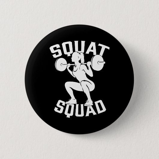 Squad Workout Partner Trainer Bodybuil Button (Vorderseite)